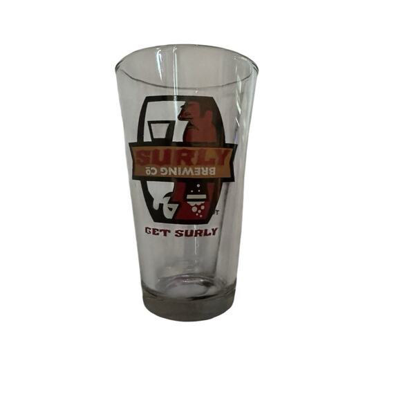 Get Surly Brewing Company Twin Cities Minnesota Pint Beer Glass Brewery Barware - Picture 2 of 5